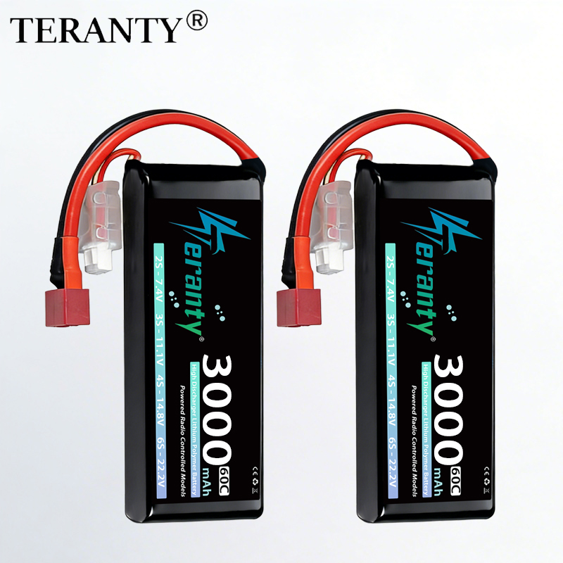 Rc Hobby Grade - TERANTY 2S 3000mAh Lipo Batterij 7.4V