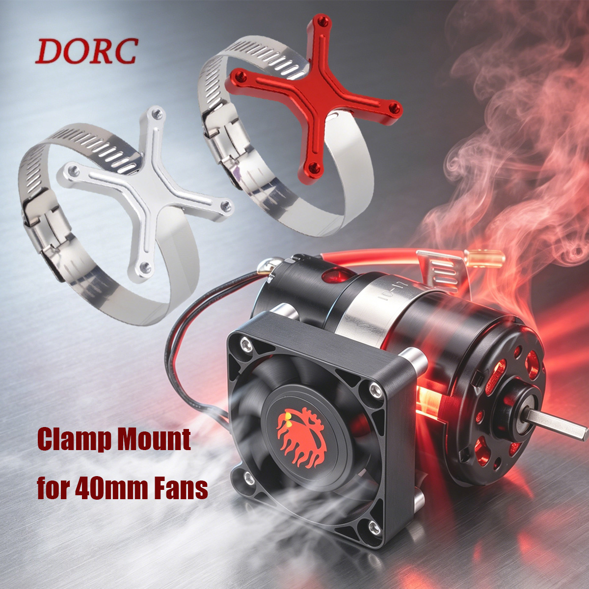 Rc Hobby Grade - Universele Verstelbare Fan Mount 30-49mm Breed