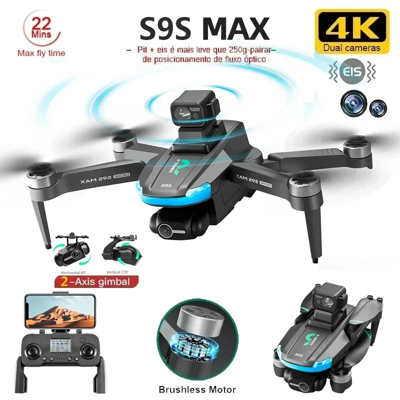 Top Rc Hobby Mini Xcub - NIEUWE S9S MAX MINI Drone 4K