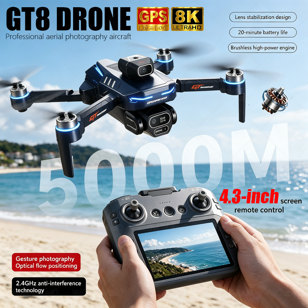 Top Rc Hobby Mini Xcub - NIEUWE GT8 HD RC Drone 4K