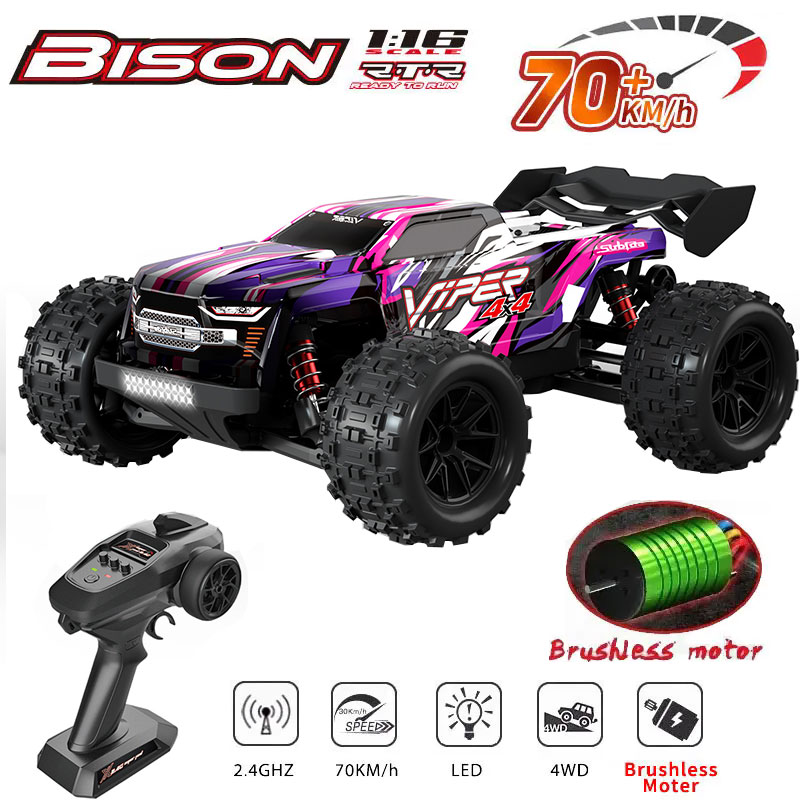 Rc Hobby Grade Cars - 1:16 4wd Rc Auto 70 Km/h