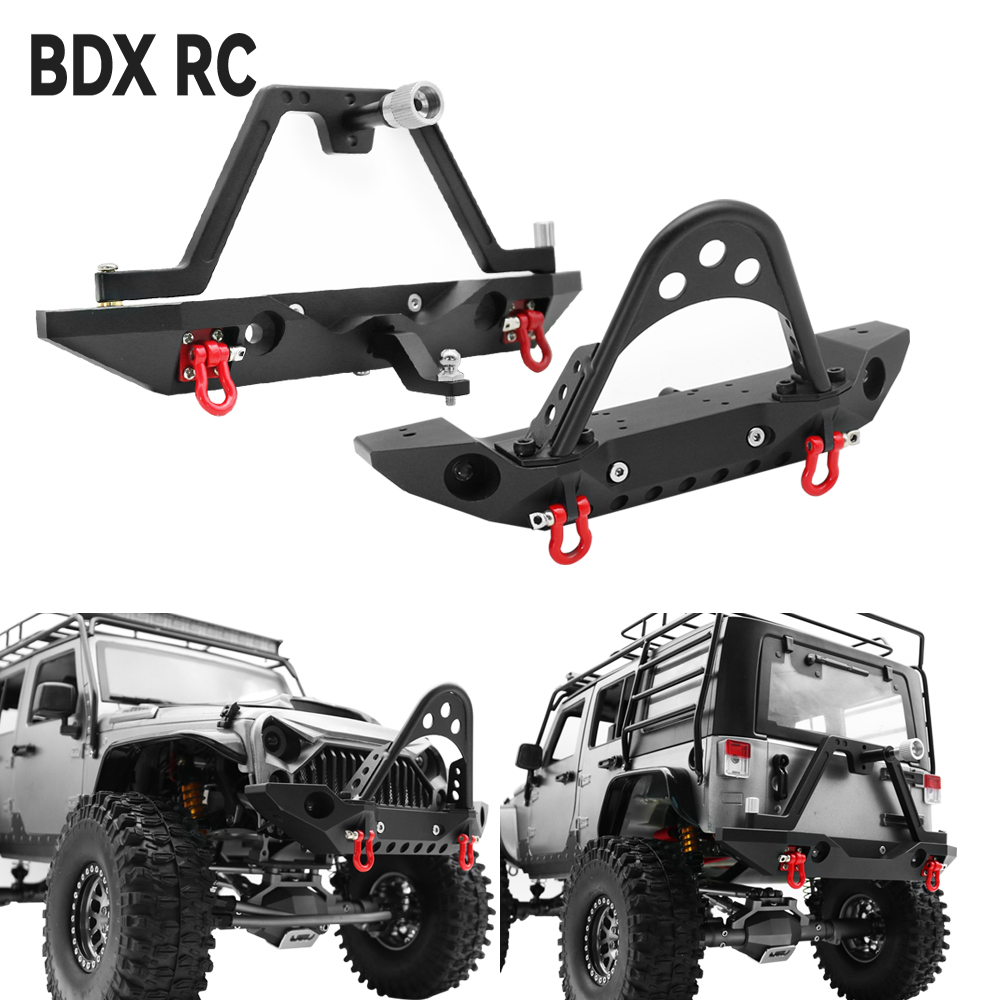 Rc Hobby Grade Crawler - Metalen voor-achterbumper met reserve 1,9-inch band