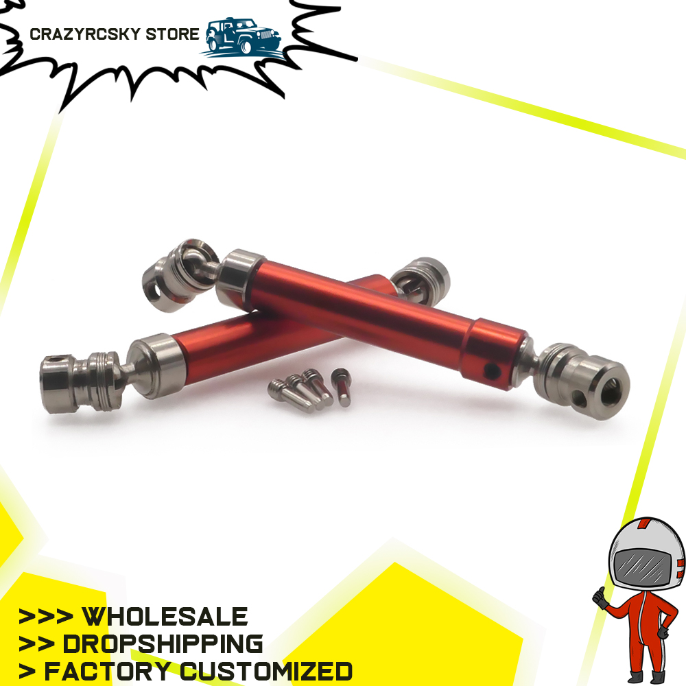 Rc Hobby Center - 2Pcs Geanodiseerd Legering Center Cvd Aandrijfas
