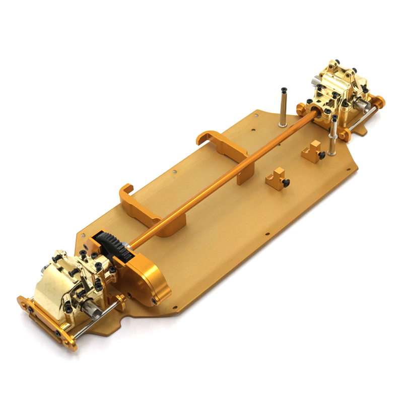 Rc Hobby Center - Upgrade metalen bodemplaat versnellingsbak differentieel middenaandrijfpakket