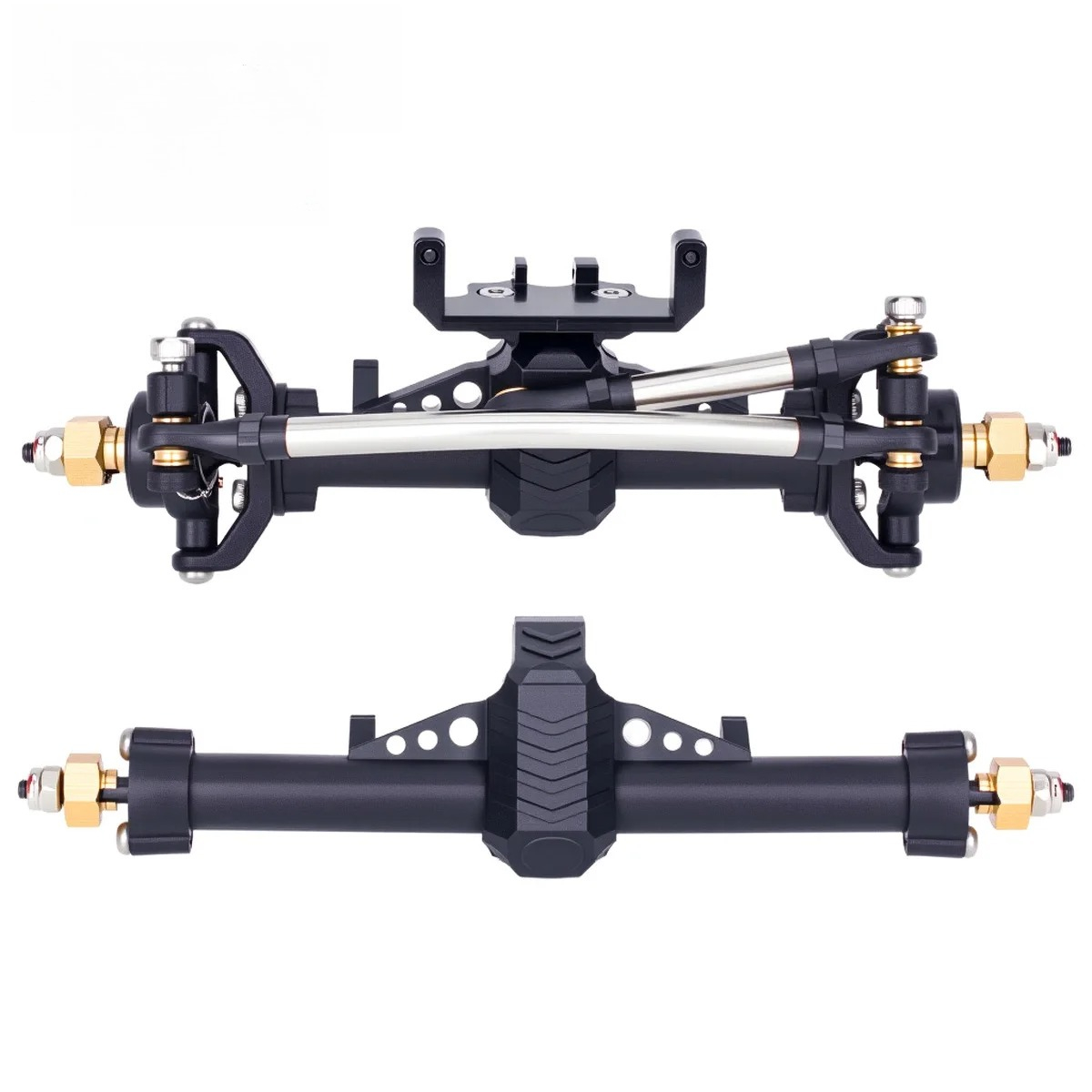 Rc Hobby Racing - Plastic SCX24 Voor- en Achteras Set
