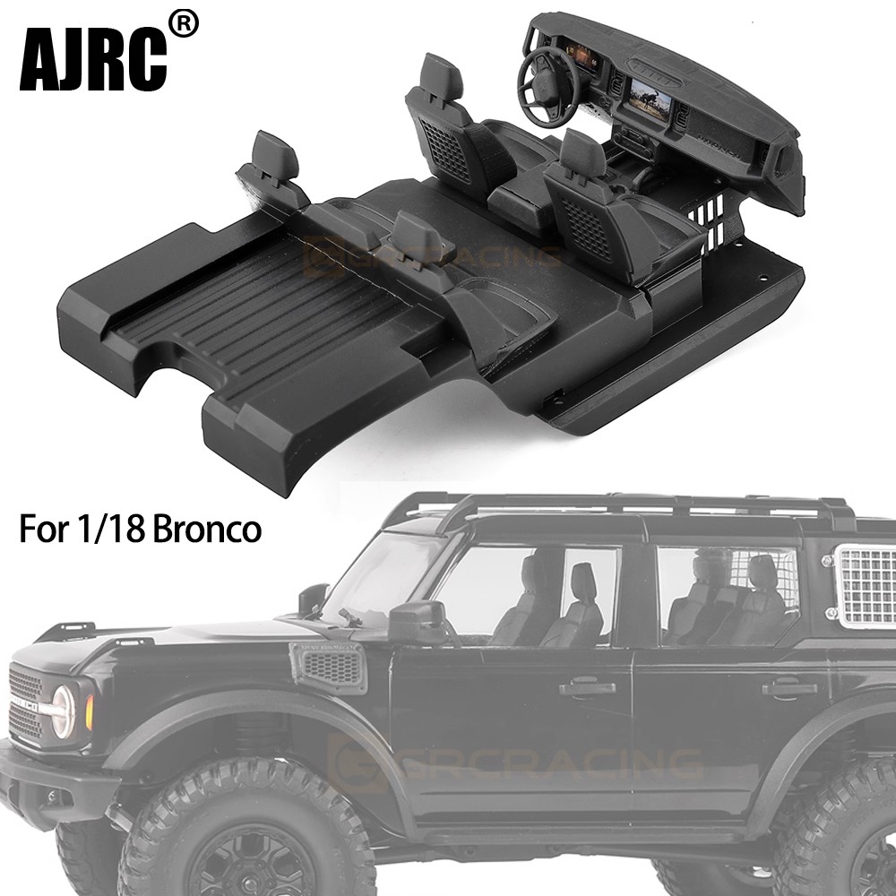 Rc Hobby Center - 1/18 Interieur 3d Afdrukken Zetels/middenconsole/spatbord Voor