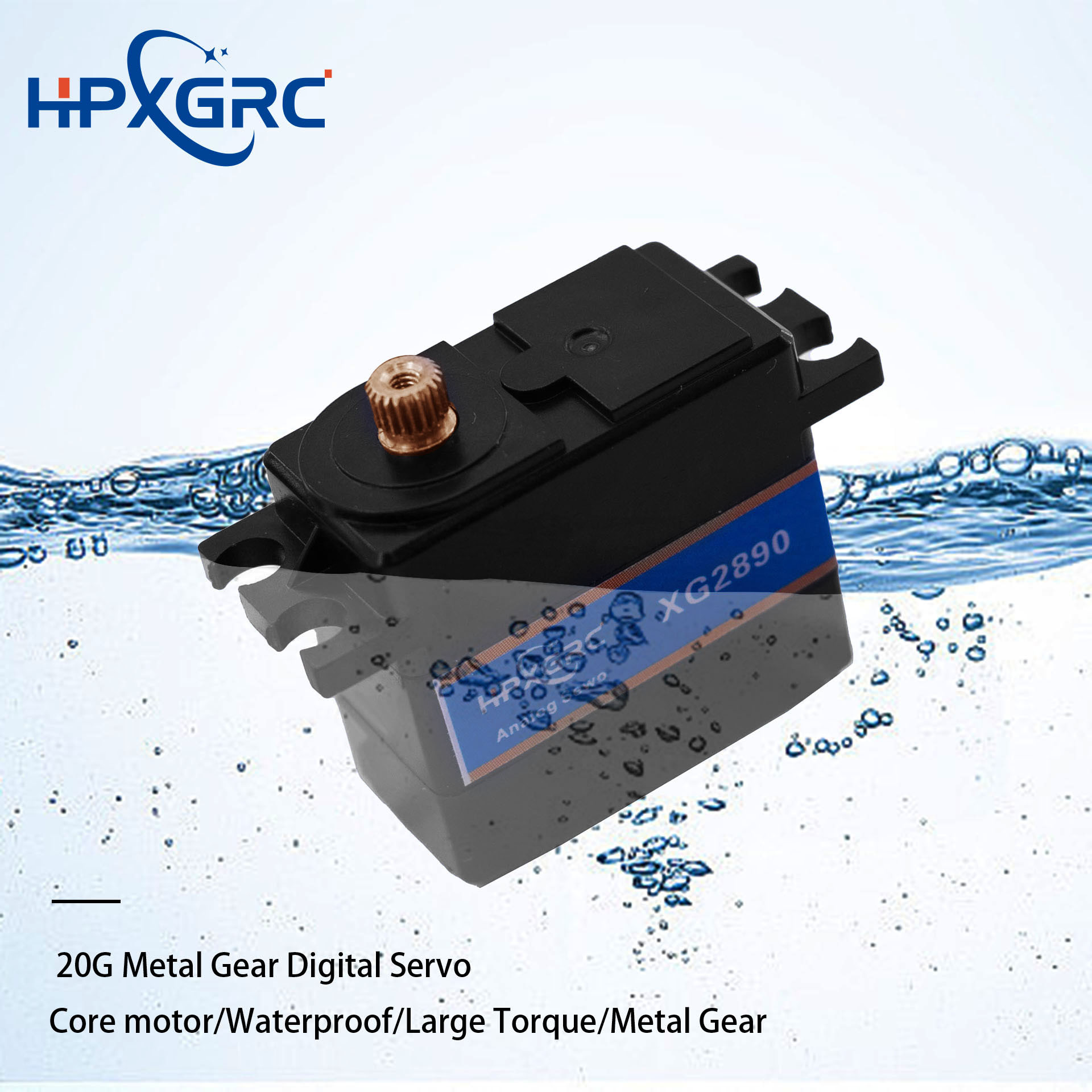 Rc Hobby Drift Car - HPXGRC Waterdichte Servo 9g 17g 20g