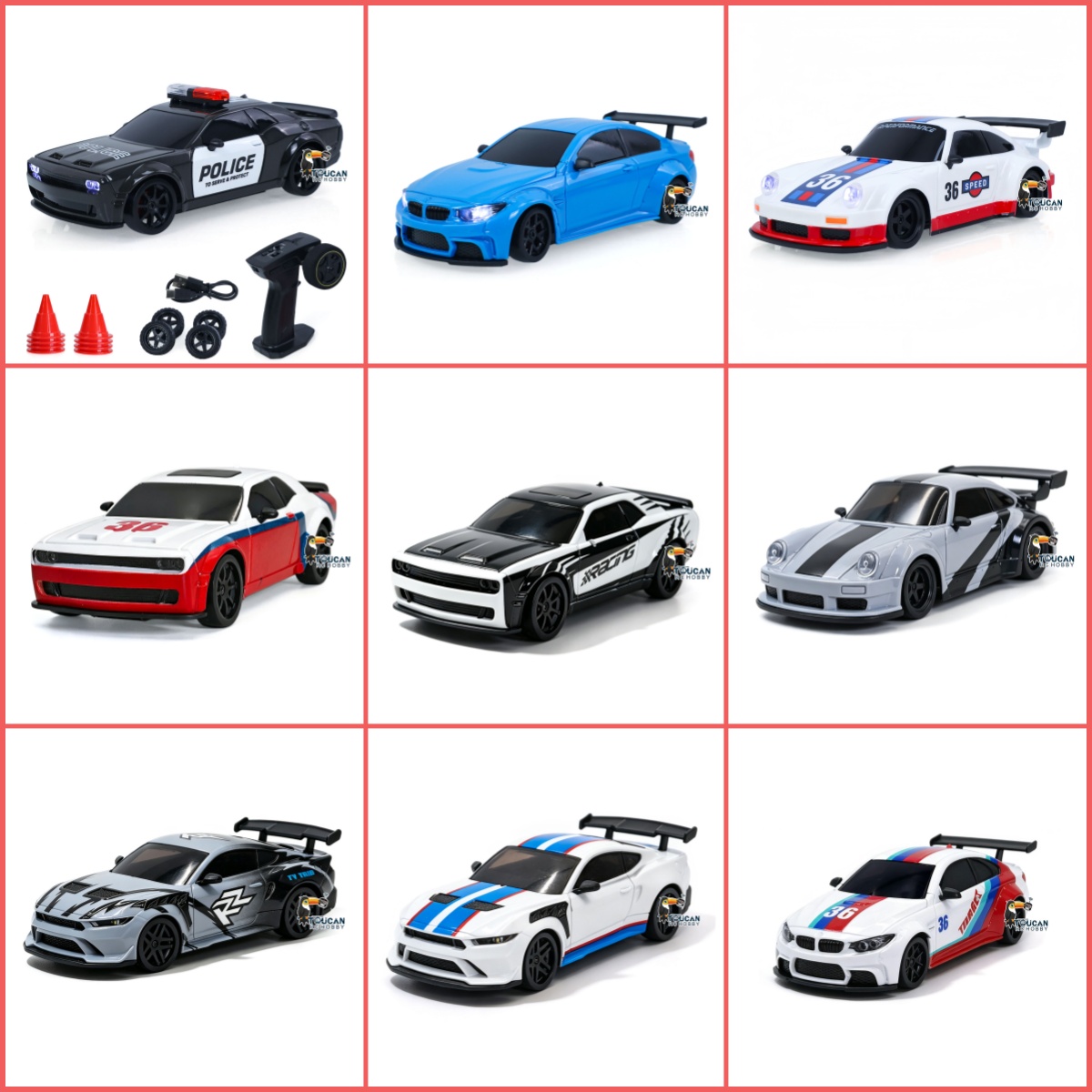Nieuwe 1/36 RC Drift Auto 3611 - Rc Hobby Tech Bali recensie en prijs