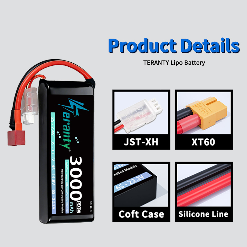 TERANTY 2S 3000mAh Lipo Batter - Rc Hobby Grade recensie en prijs