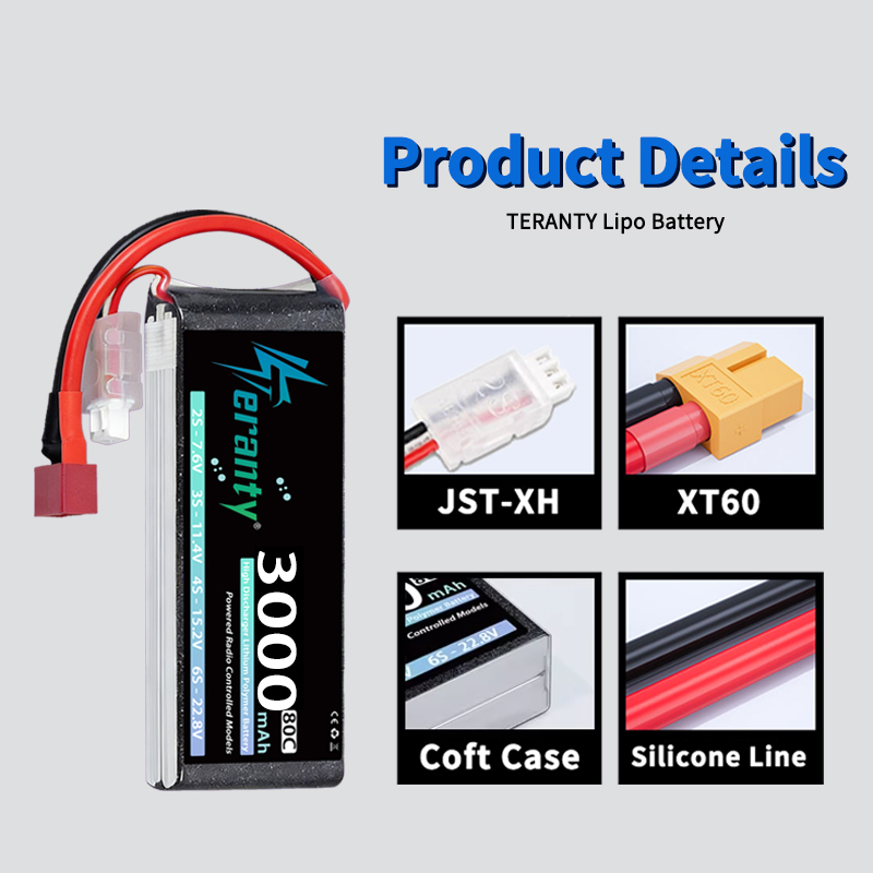 TERANTY 2S 3000mAh Lipo Batter - Rc Hobby Grade recensie en prijs