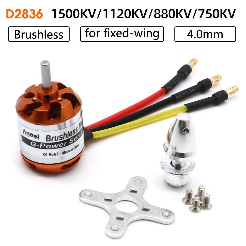 RC Motor D2836 750KV 1500KV 88 - Rc Hobby Grade recensie en prijs