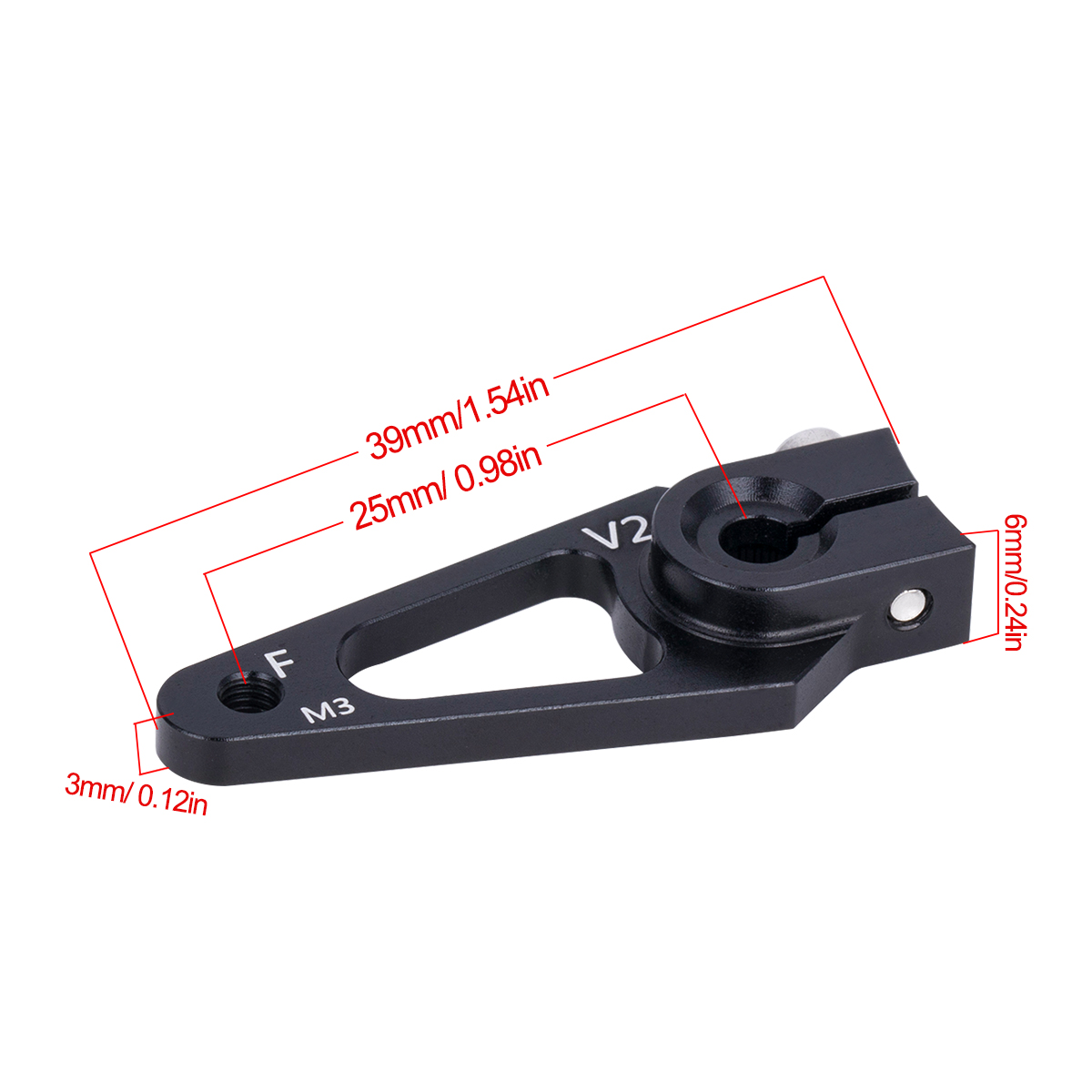 7075 Aluminium 25T Servo Horn  - Rc Hobby Racing recensie en prijs
