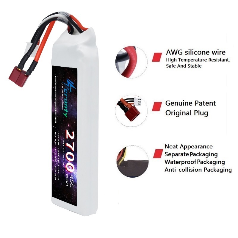 1/3 Stuks 2S 7.4V Lipo Batteri - Rc Hobby Grade recensie en prijs