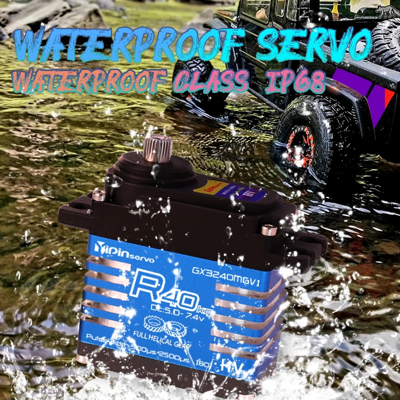 Waterdichte IP68 RC Servo 40kg - Rc Hobby Products recensie en prijs