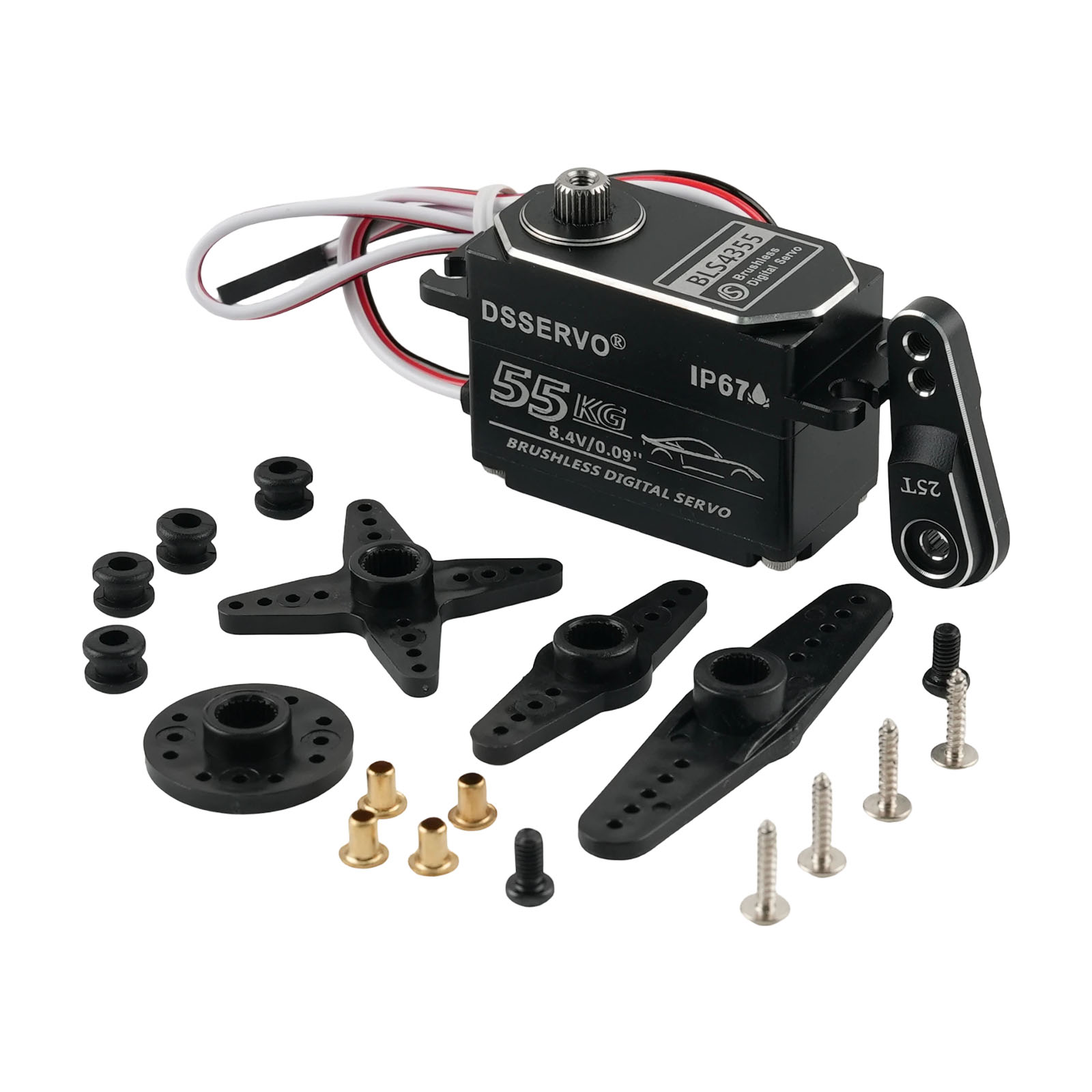 Dsservo BLS4355 55KG Low-profi - Rc Hobby Products recensie en prijs