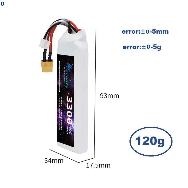 2S 7.4V LiPo Batterij 3300mAh  - Rc Hobby Grade recensie en prijs