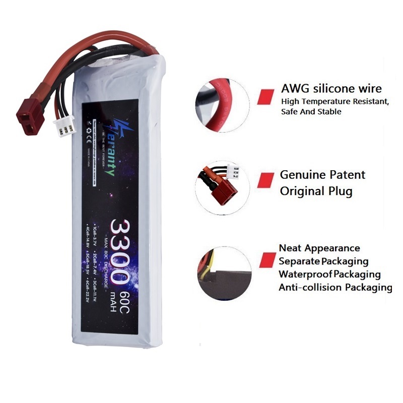 2S 7.4V LiPo Batterij 3300mAh  - Rc Hobby Grade recensie en prijs