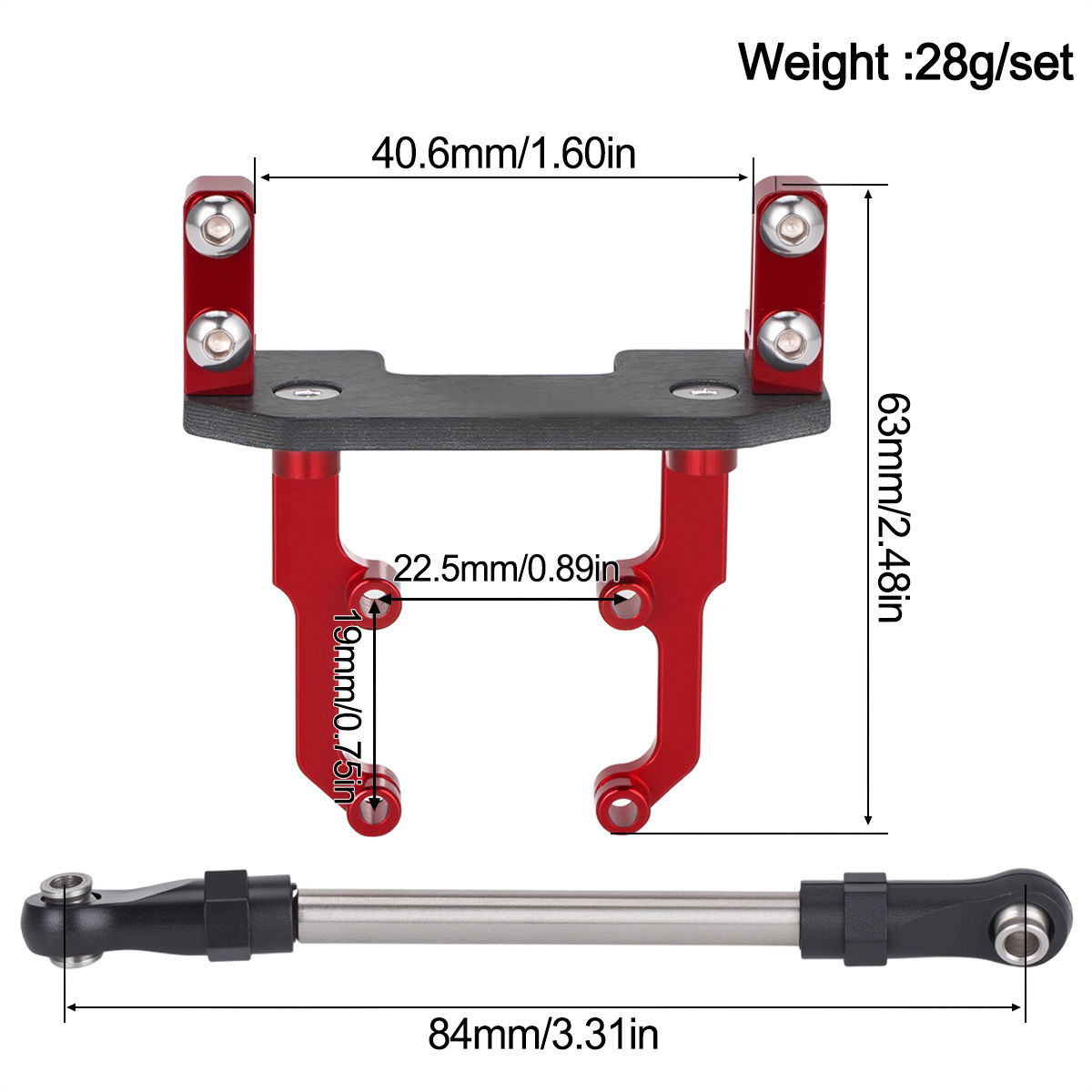 Aluminiumlegering Servo Mount  - Rc Hobby Crawler recensie en prijs