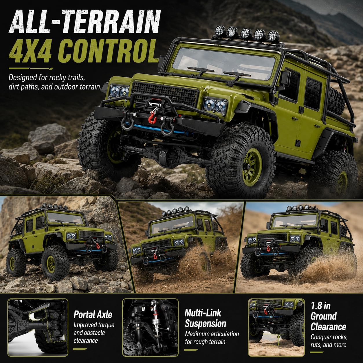 Afstandsbestuurde vrachtwagen  - Rc Hobby Grade Crawler recensie en prijs