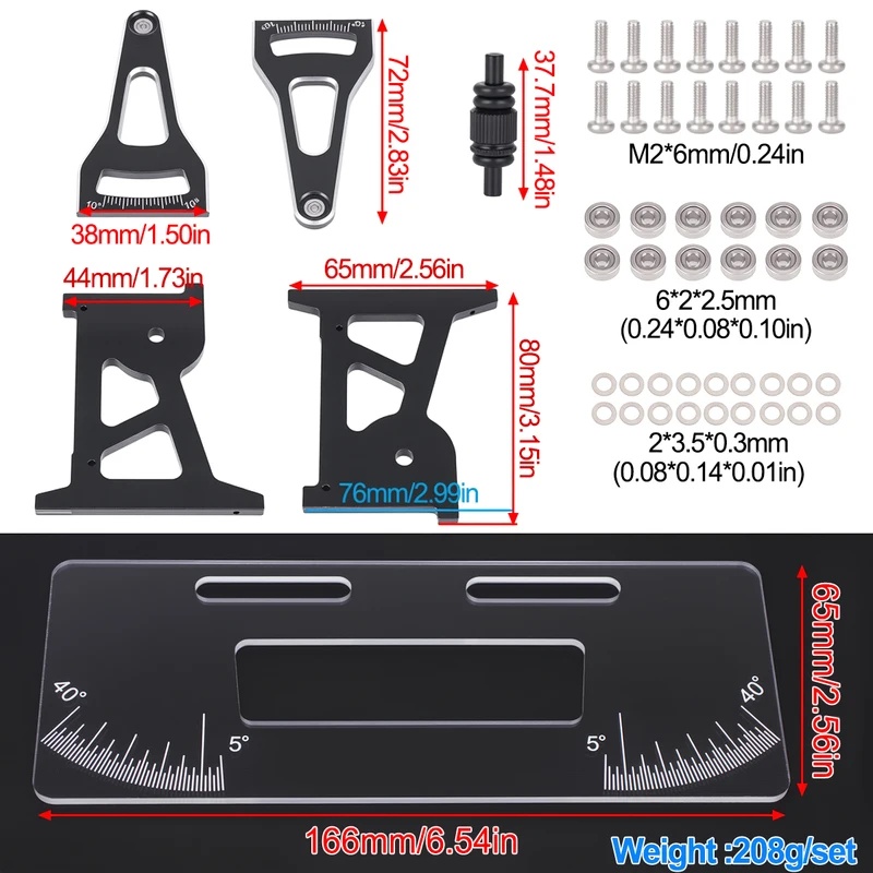 CNC Aluminium RC Chassis Setup - Rc Hobby Drift Car recensie en prijs