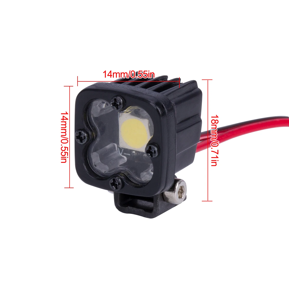 RC Auto Vierkante Heldere LED  - Rc Hobby Racing recensie en prijs