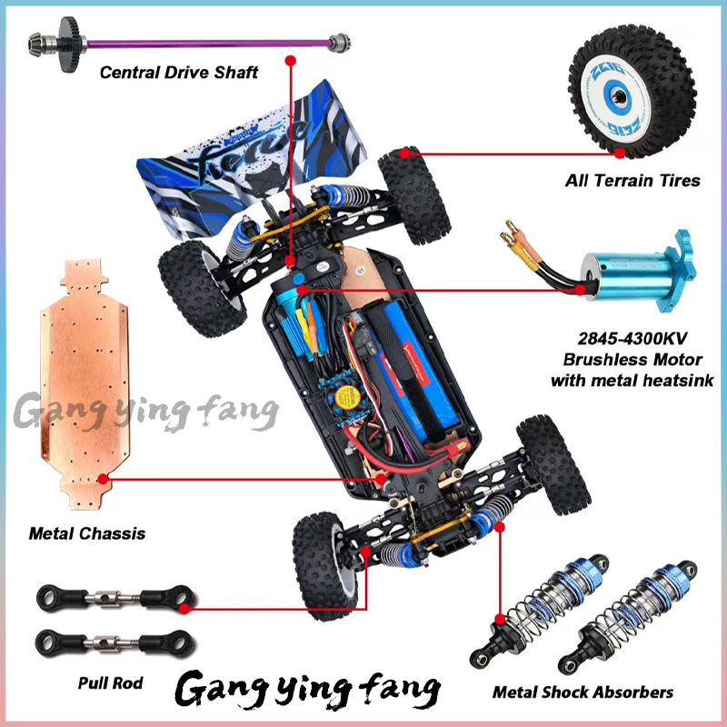1/12 124017 Wltoys-V8 2.4G Rac - Rc Hobby Grade Cars recensie en prijs